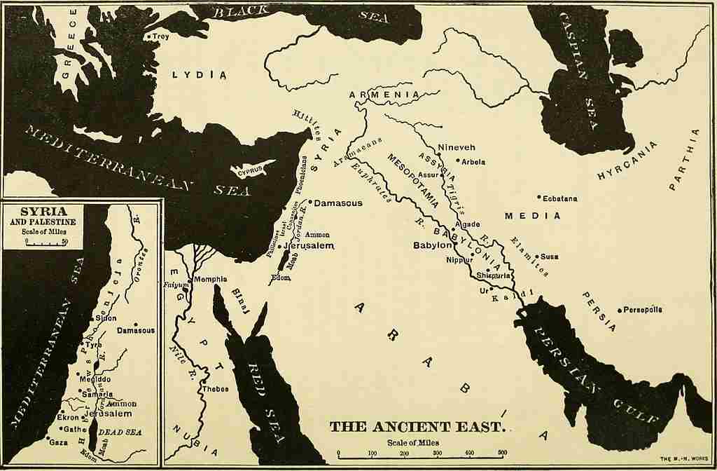 古代オリエントの世界地図